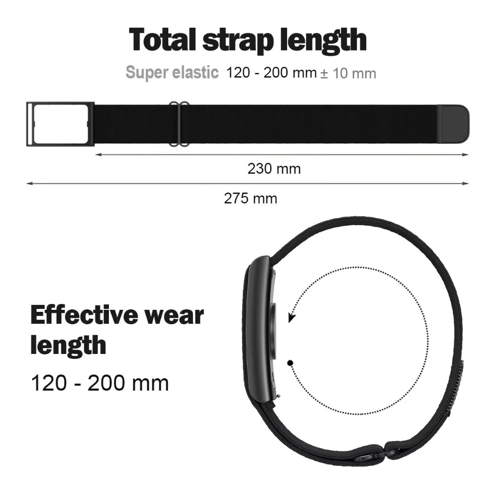 Breathable Sport Nylon Strap for Fitness Tracker Wristbands