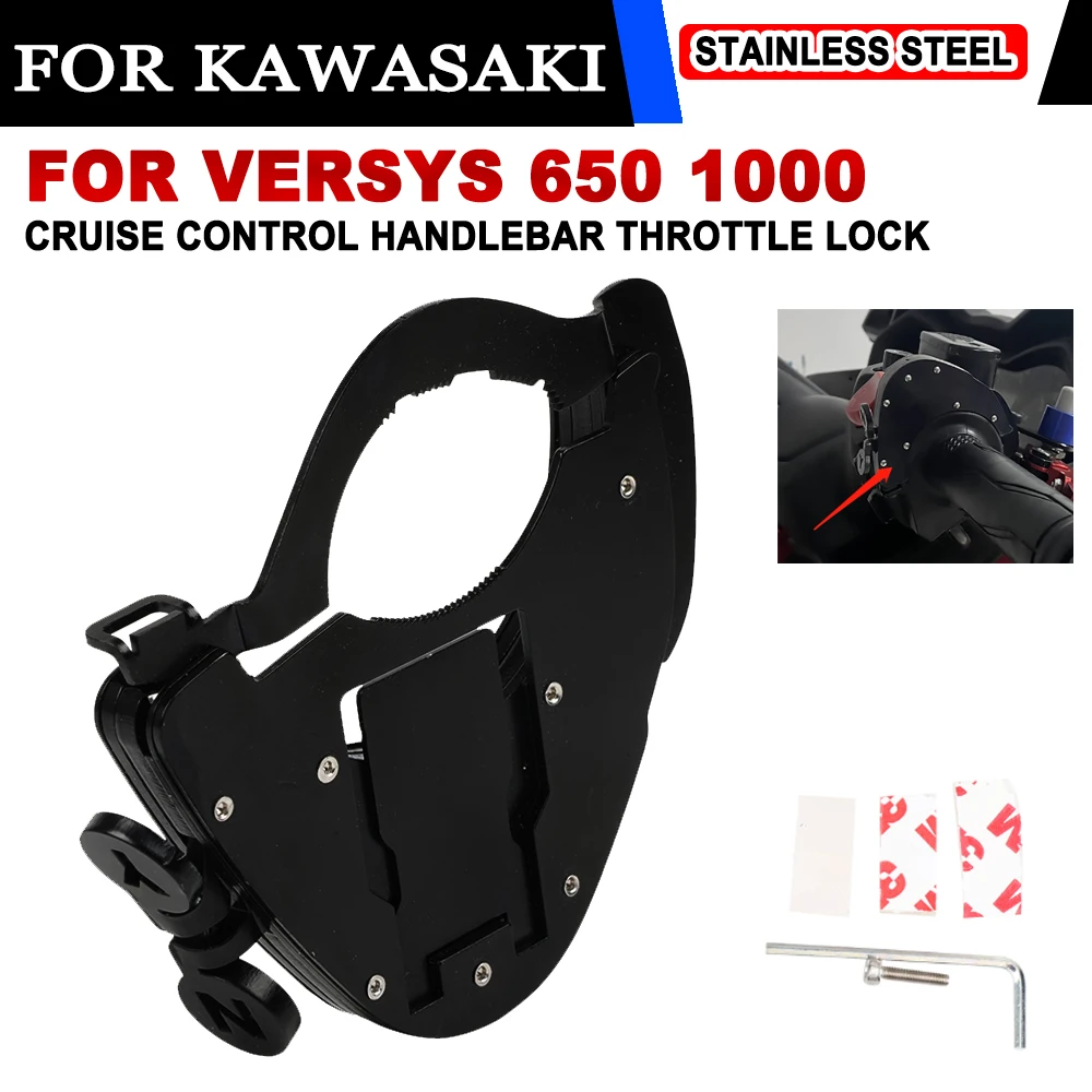 

For KAWASAKI Versys 650 1000 Versys650 Versys1000 KLX250 Motorcycle Accessories Cruise Control Handlebar Throttle Lock Assist