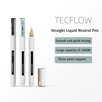 KACO 3pcs Ballpoint Pen Set, 0.5mm Black Non-Replaceable Refill Gel Pens Quick Drying Smooth Large-Capacity Office Study Gadgets 1