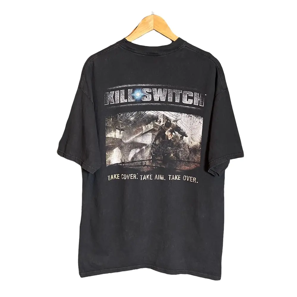 Винтажная футболка с переключателем Namco для видеосъемки