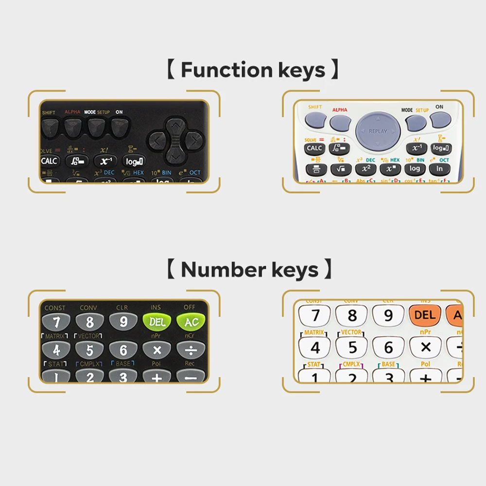 Scientific function calculator multifunctional designed for students exams -417
