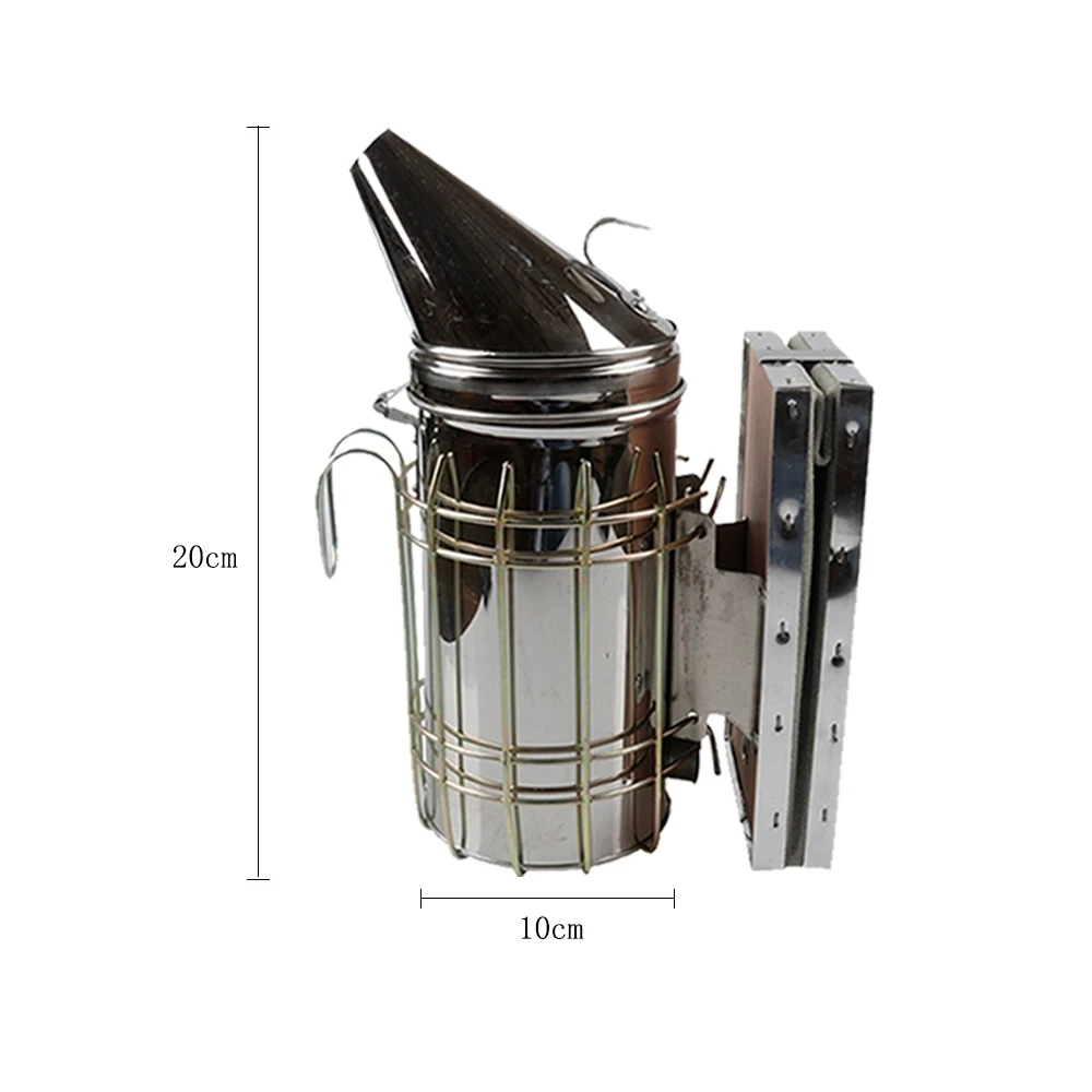 1pcs Beekeeping products for Bee keeping Smoker Stainless Steel Beekeeper Equipment beehive Tools to Apiculture Supplies Smoke 6