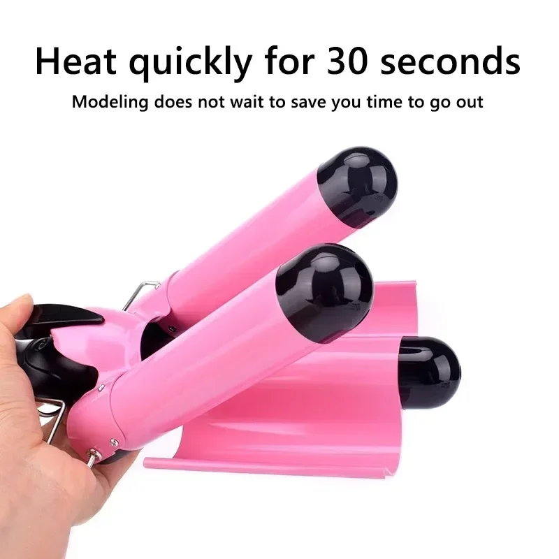 Electric Curling Stick Korean Style Three-tube Curling Iron