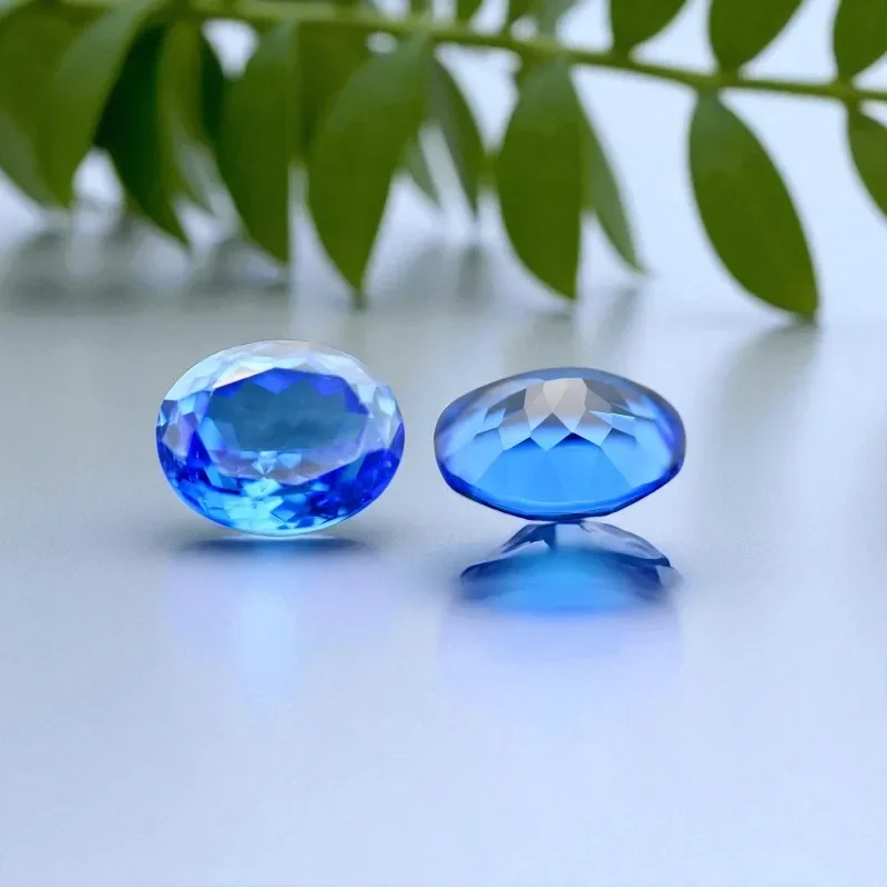 코발트 스피넬 오벌 컷 10x14mm 7.9캐럿 VVS1 원석 DIY 주얼리 제작용..