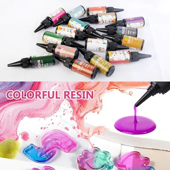 Colored Resin Fast Curing 6