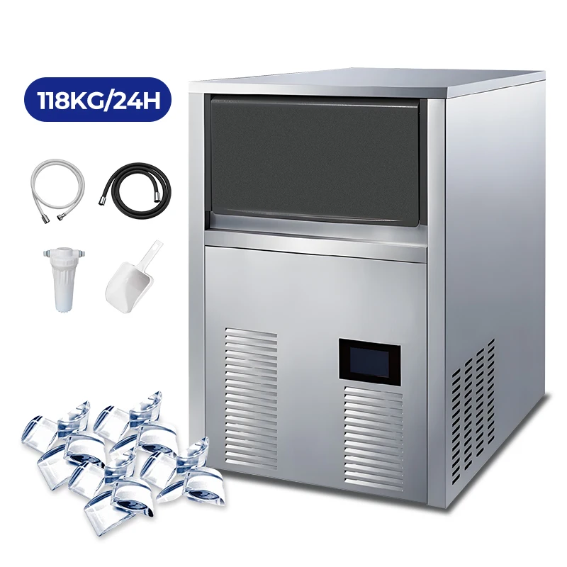 

45kg Commercial Ice Maker Machine Home Use Ice Making Machine Ice Cube Making Machine