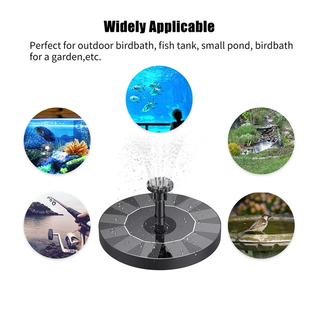 환경 친화적인 태양열 분수 펌프로 정원에 활력을 불어넣으세요