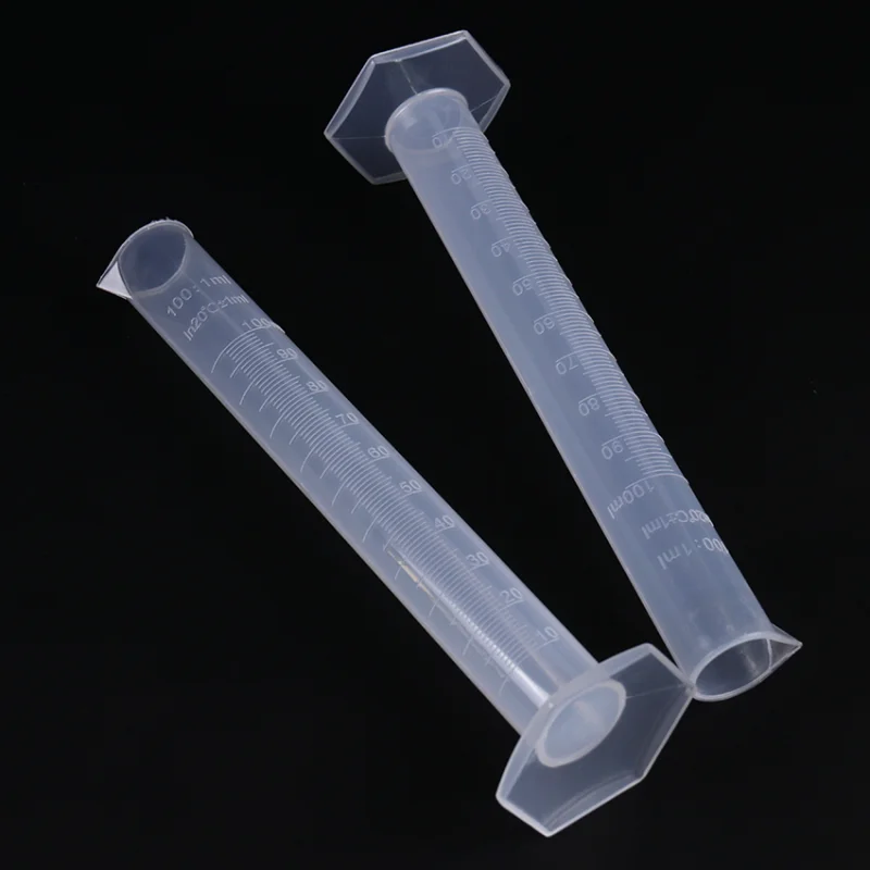 Professional Laboratory Measuring Cylinder - Transparent and Sturdy