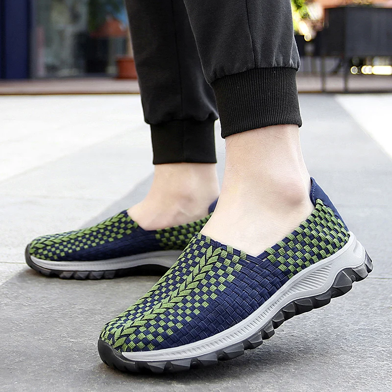 Non slip Men's Women's Shoes Breathable Mens Casual Shoes Light Sports