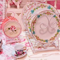 Heart-Shaped Bowl Dish Storage Rack, Holder, Single Layer Bowls Dishes Drain Rack, Organizer in Kitchen Accessories 1