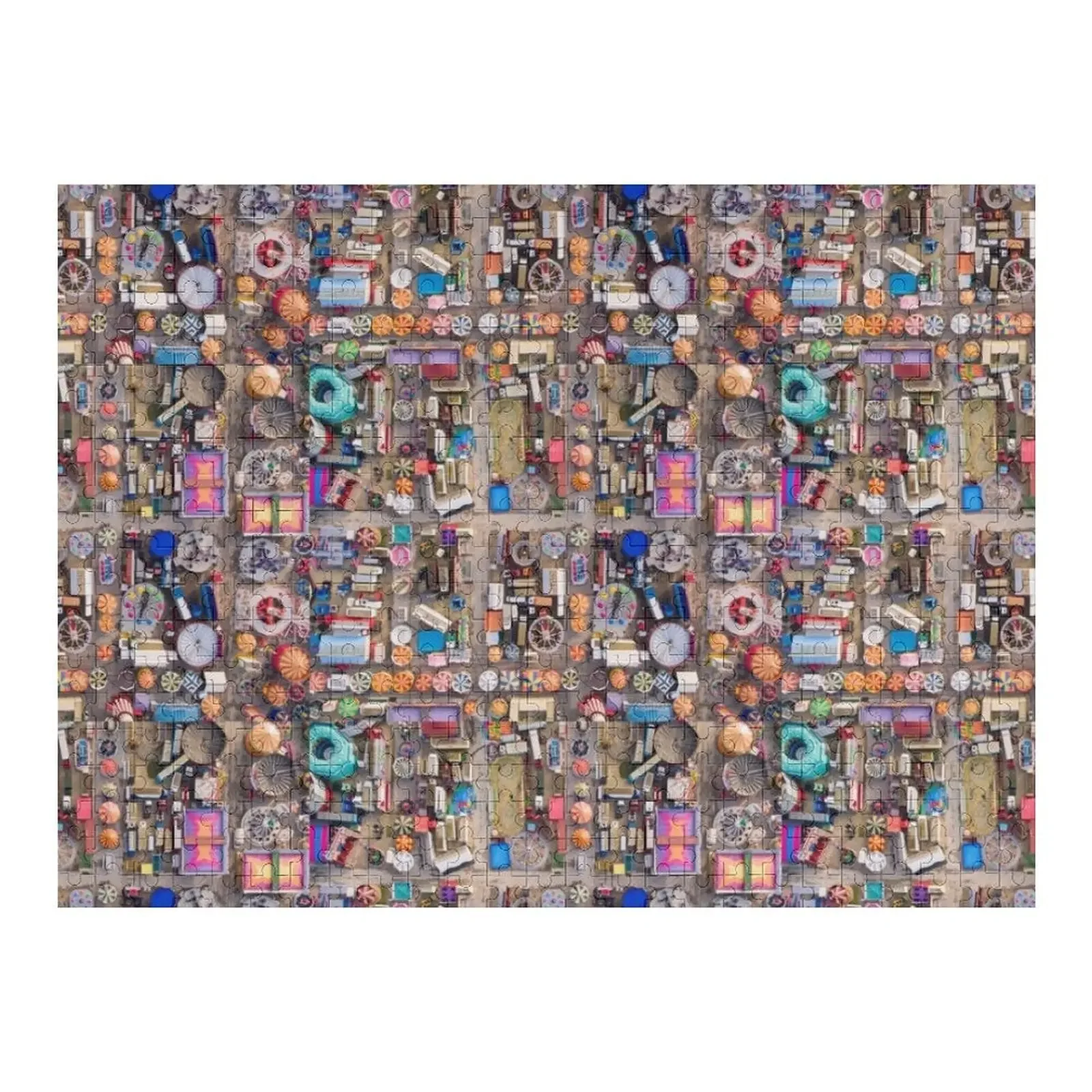 Hull Fair 2015 Birdseye View Jigsaw Puzzle Wood Photo Personalized Personalized Toys Puzzle