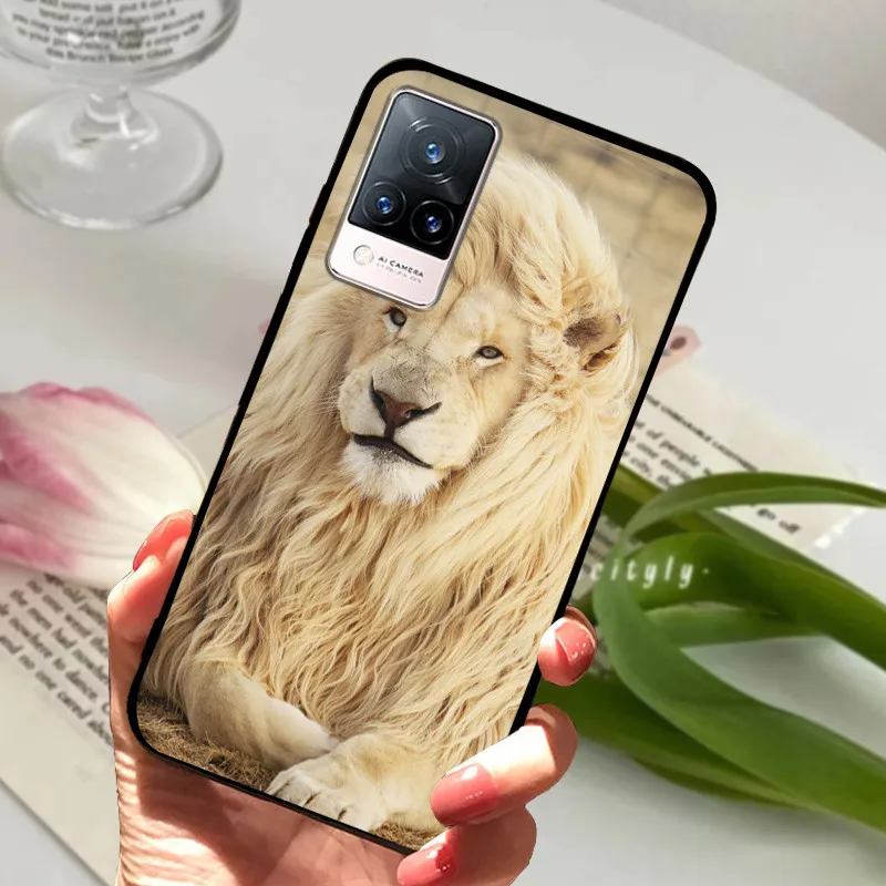 Soft Silicone Phone TPU Coque Cover for Vivo V21 Series - Protective s Shell