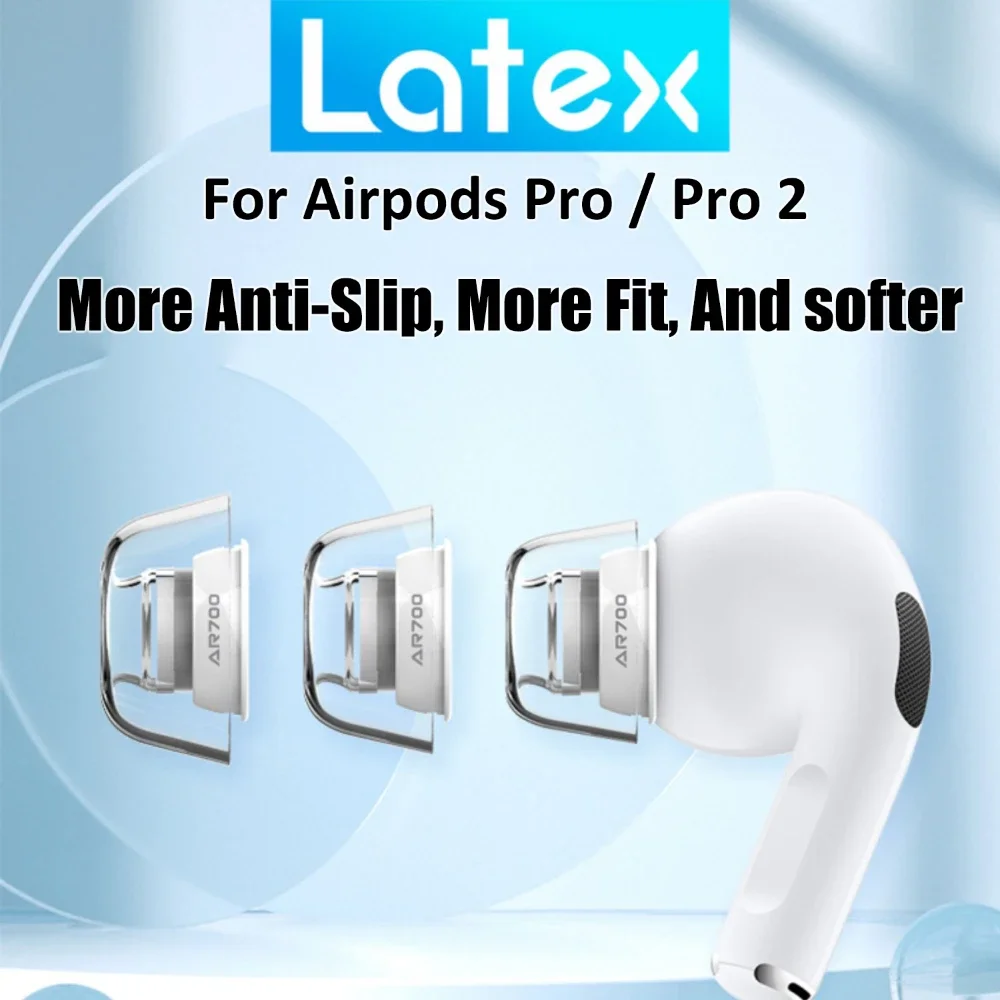 Latex Ear Tips for Apple Airpods Pro Eartips TWS Earbuds Tips