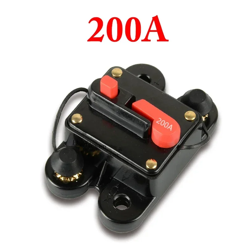 40A 50A 60A 80A 100A 150A 200A 250A 300A AMP 12-24V DC Circuit Breaker Car Auto Fuse Reset optional Car Audio Inline