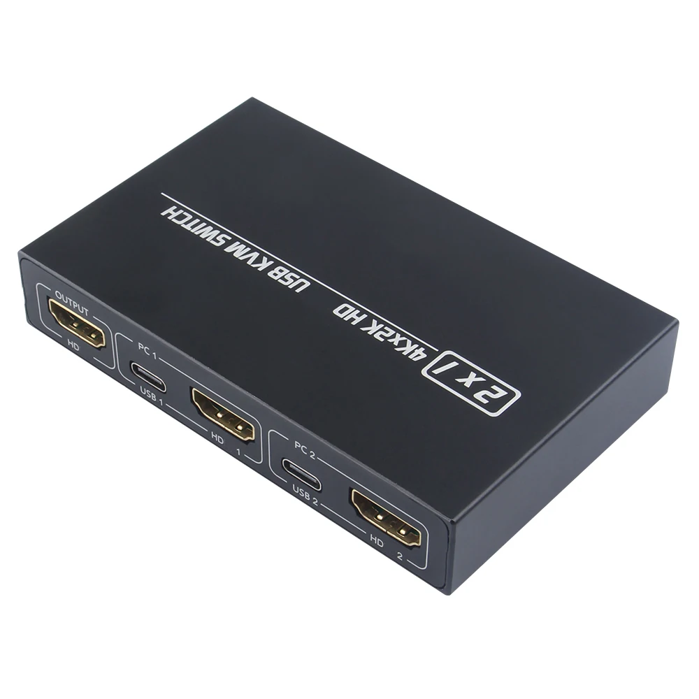 Compatível com Hdmi Kvm Switch Video Display Usb Switch Splitter pc Sharing Teclado Mouse Impressora Plug And Play Out Kvm 2.0
