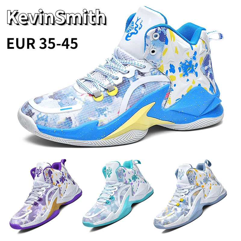 

Men Shoes High-top Basketball Shoes for Men Breathable Cushioning Non-slip Sports Shoes Gym Athletic Training Sneakers for Women