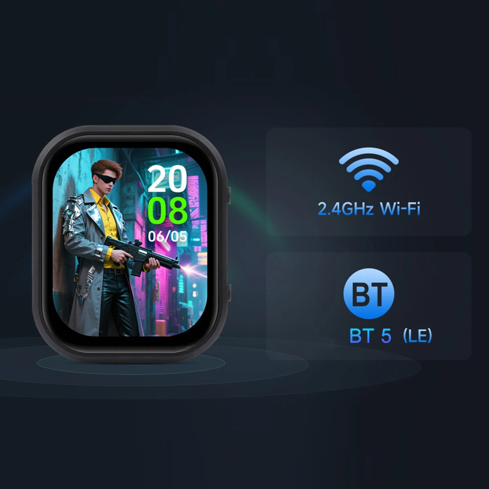 S3 2.06인치 AMOLED 디스플레이 개발 보드는 ESP-IDF Arduino용 탈착식 스트랩으로 오프라인 음성 인식을 지원합니다.