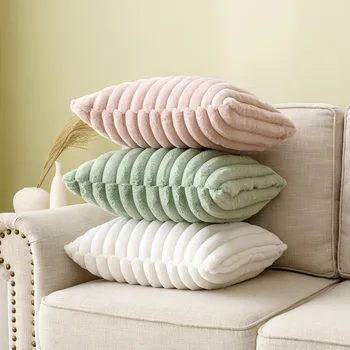 Super weicher Plüsch Kissenbezug - Wurfkissenbezug für Sofa und Bett, nordische Dekoration im Wohnzimmer