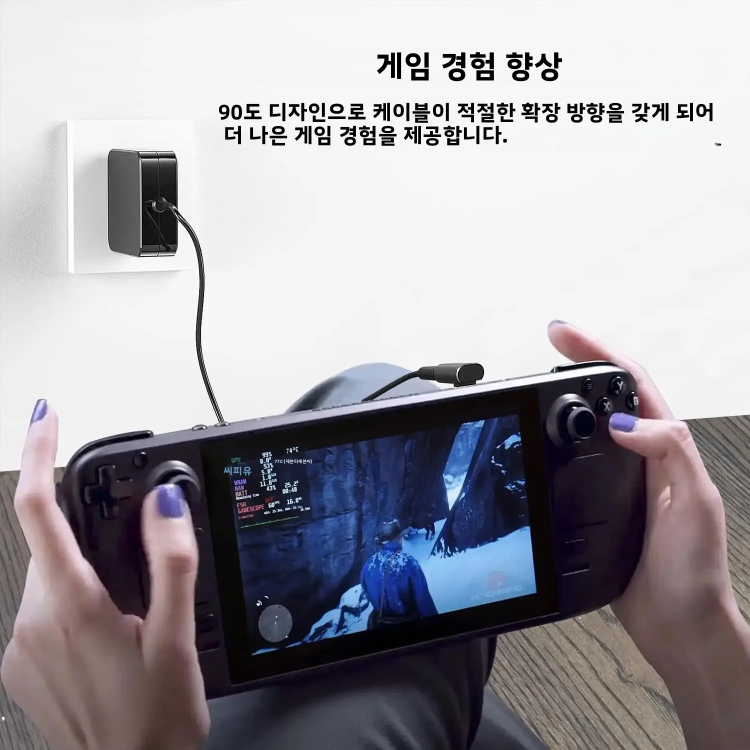 2팩 USB-C 90 °   위/아래 굽힘형 남성-여성 어댑터 40Gbps 100W 8K 비디오 썬더볼트 3/4 호환