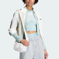 Adidas Authentic Three Leaves Veste de sport respirante en tricot à col montant pour femme KC6496 3