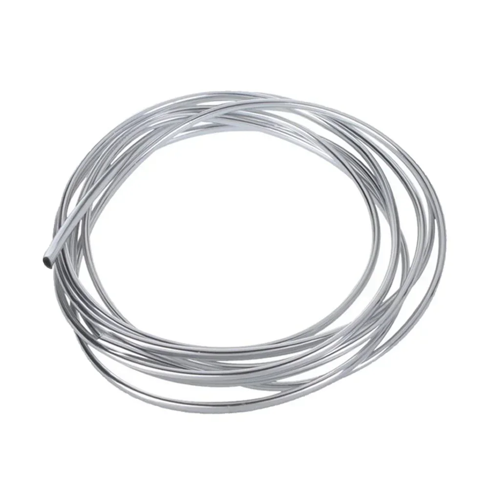 Car Door Anti Collision Strip 2M Chrome Car Door Edge Protection Strip Auto Door Moldings Trim Adhesive Scratch Protector