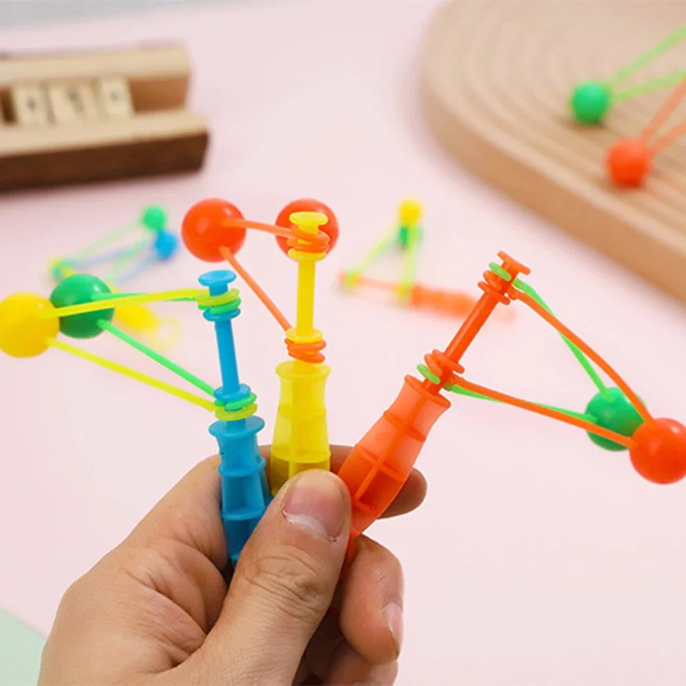 Plastic Touch Balls Click Clacker Ball Toy Hand Shaking Double Balls Kids Novelty Stress Reliever Toys Party Favor Gift 1/3/5Pcs