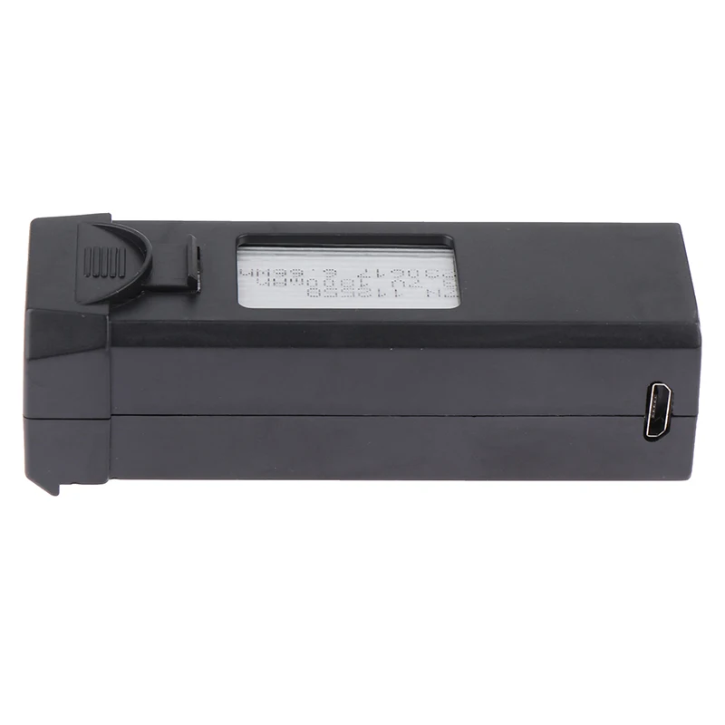 Batterie de rechange 3.7V 1800mAh pour mini drone, étiquettes et spécifications visibles