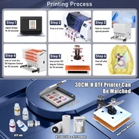 DTF Printer A3 For Epson XP600 Directly To Film a3 tshirt printing machine a3 Impresora Dtf with DTF shaking machine 6
