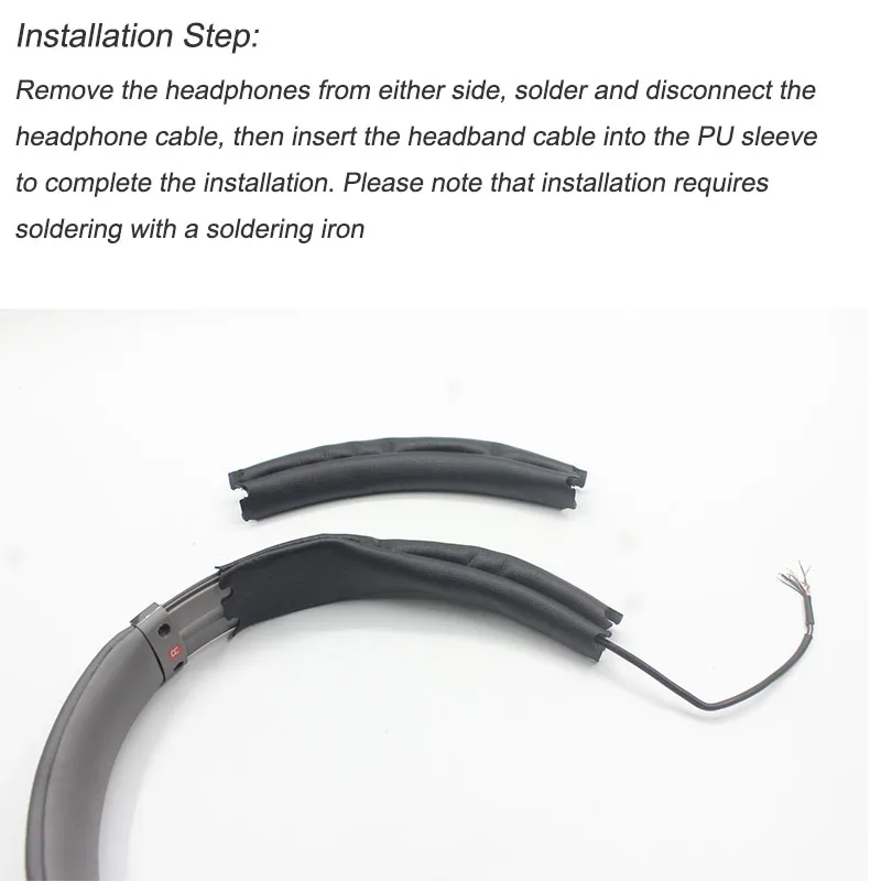 New Replacement Headband PU Skin For Sony WH-Ch710N WH-Ch720N Wirless Headphones