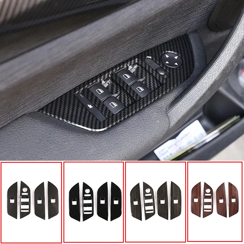 

For BMW X1 E84 2011-2015 Interior Car Styling Door Amrest Panel Decoration Cover Window Glass Lifting Buttons Frame Stickers