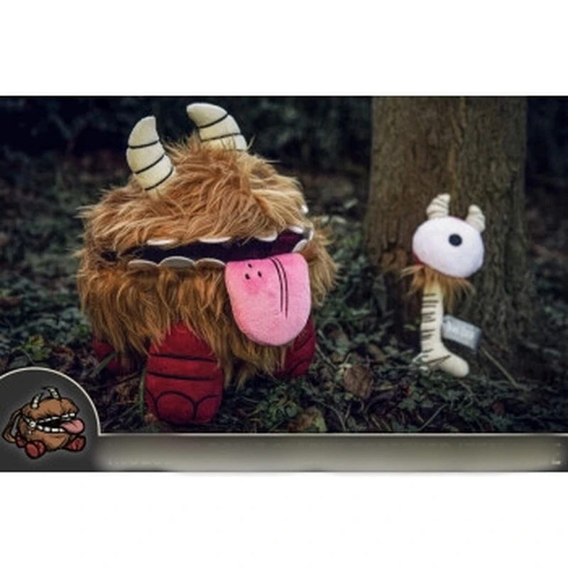 Kawaii Plush Do Not Starve Chester Dog Box Eye Bone Hissing Spider ...