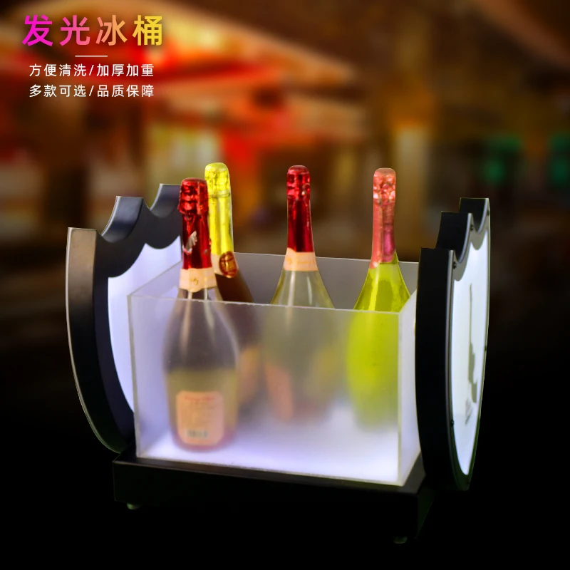 Bar Champagne King Luminous Beer Barrel Champagne Barrel KTV Nightclub Rechargeable Luminous Ice Bar Party Decoration