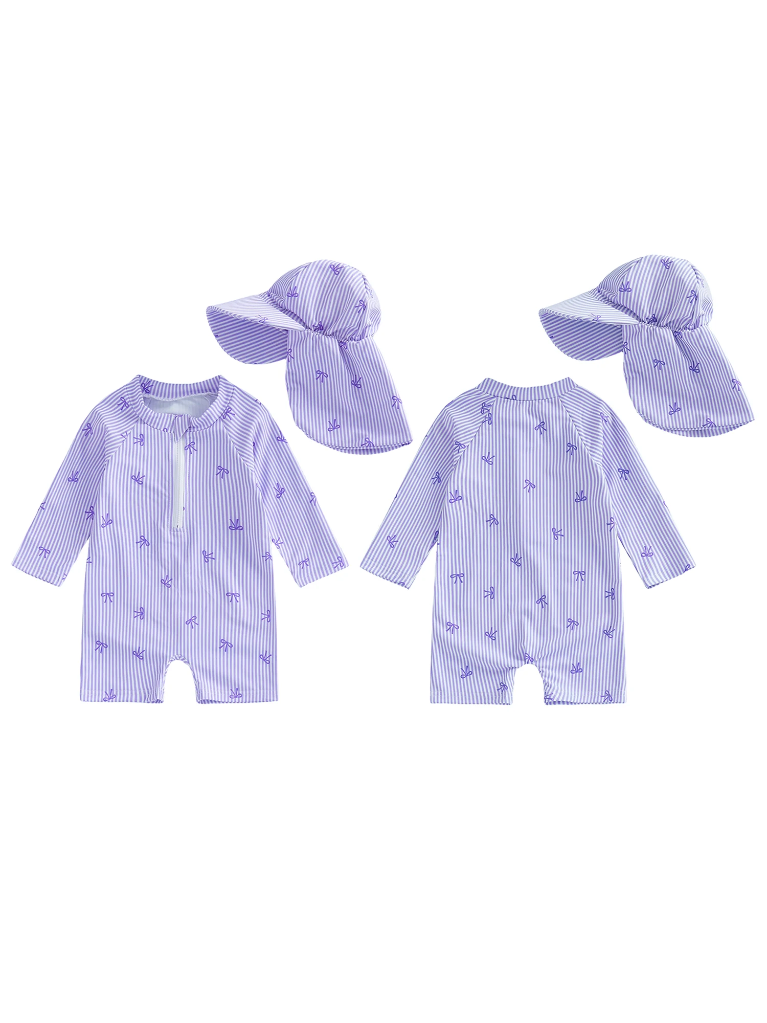 Toddler Girl Floral Swimsuit Set 4