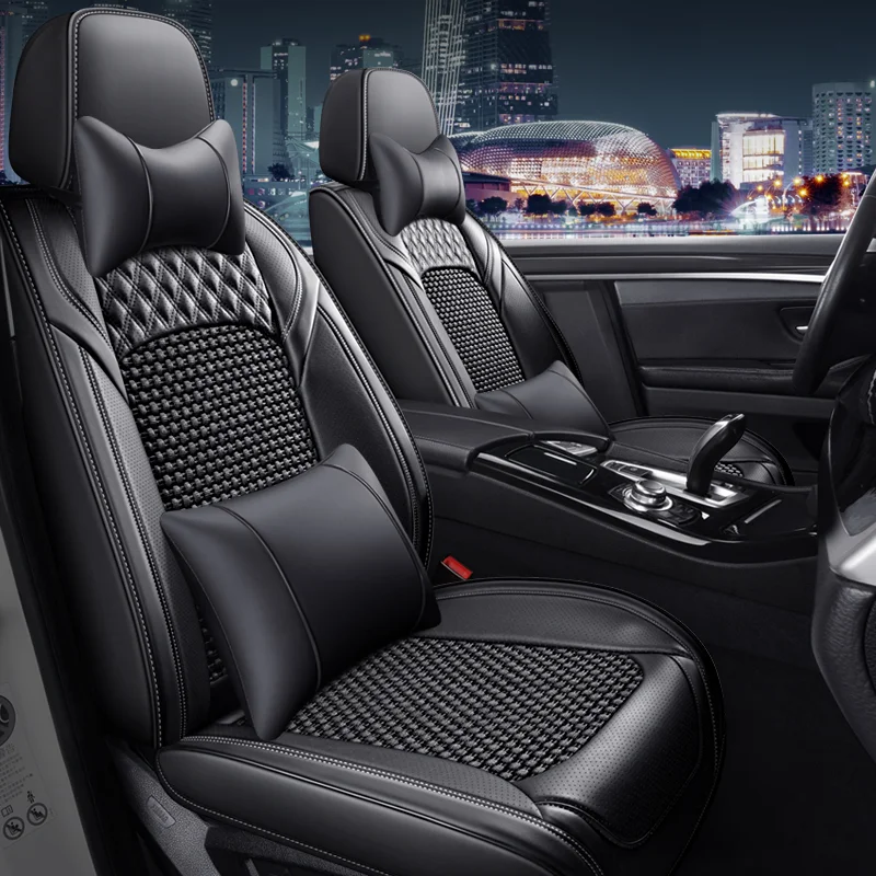 

Universal Luxury Ice Silk Car Seat Cover for Bmw 1 Series All Car Models E81 E82 E87 E88 F20 F21 F52 F40 Accessories Interior