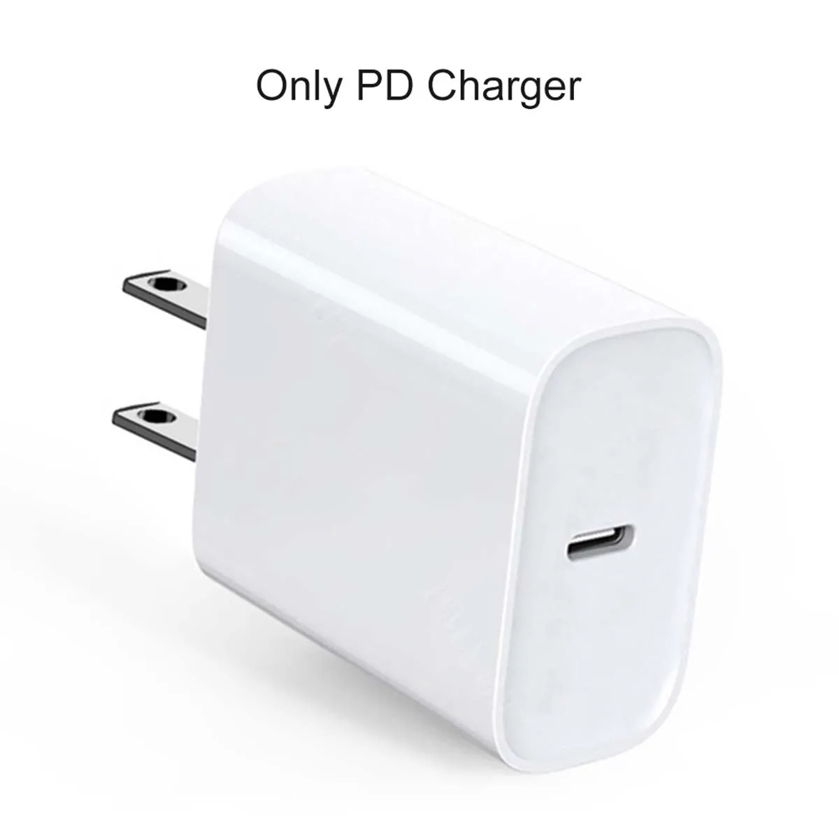 מטען קיר PD 20W USB C מהיר עם מתאם תקע אמריקאי לאייפון 16 15 14 13 12 Pro Max Plus שיאומי סמסונג