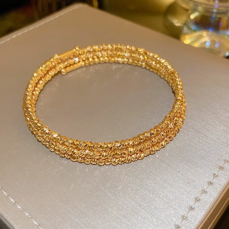 أساور هندسية فاخرة ٥ قطع