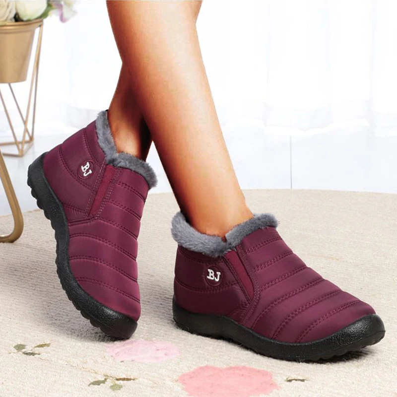 Snow Women Boots Soft Shoes Chunky Plus Size Boots Ladies Fur Ankle Boots New Couple Shoes Platform Women’s Winter Botas Mujer Best Sellers In Shoes