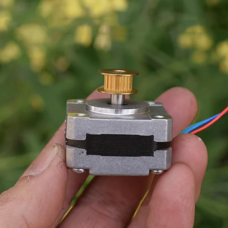 NEMA14 0.9 Degree Mini 35mm Stepper Motor 2-Phase 4-Wire Stepping Motor Double Ball Bearing 5mm Shaft For 3D Printer CNC Robot