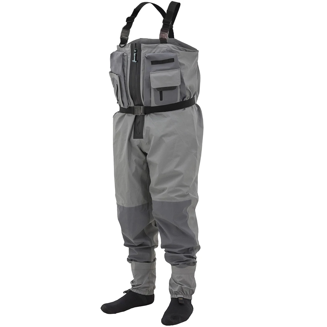 Waterproof Chest Waders Male Crosswater Pant Hunting Farming Work Fly Fishing Trousers 3-Ply