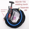 QQ150 QQ-150 Tig Welding Torch with DKJ10-25 connector 4 Meters Long Air Cooled Welder Torch for TIG Weld Welder Accessories 1