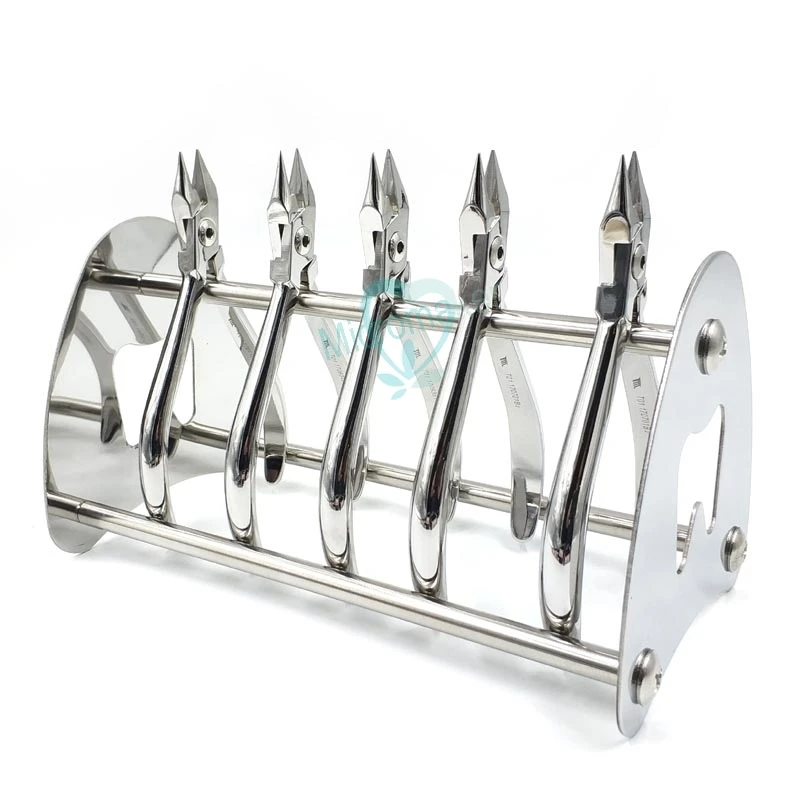 

1pcs Stainless Steel Tooth Extraction Place Rack Stand Holder Dental Orthodontic Forceps Placement Rack For Orthodontic Pliers