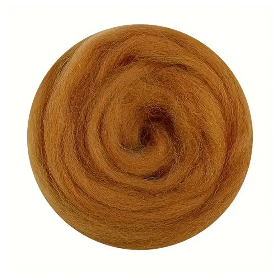 1 Roll 10 Colors Brown Needle Felting Wool Animal Series Wool Fibre Roving for Needle Felt DIY needle felting wool