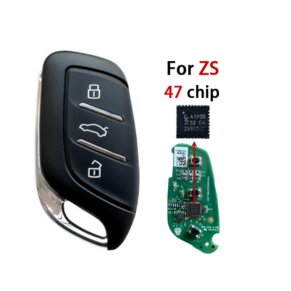Telecomando Smart YOCASTY con Chip ID47 e 4A, PCB OEM per MG MG4 MG5 ZS MGHS Hybrid HS EHS ZX GT e Roewe Keyless Go - immagine 5