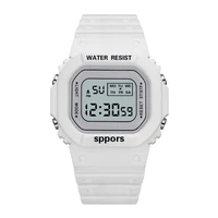 Fashion Simple Adolescent Outdoor Sport Led Waterproof WristWatch Analog Digital Military Sport  Male Watch 2