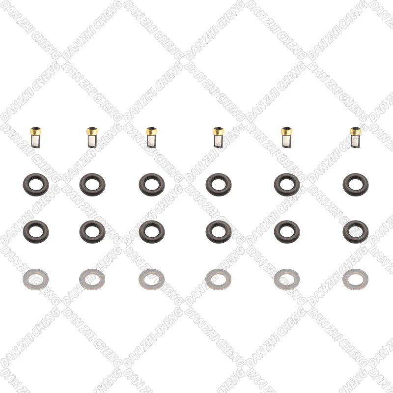 Fuel Injectors Seals O-Ring Repair Filters for Ford Focus Mondeo Cmax 1.8 2.0 Zetec 0280155963