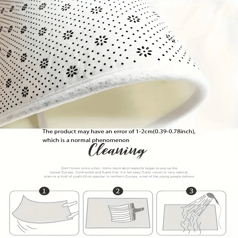 해상 앵커 패턴 환영 매트 - 욕실, 거실, 침실, 주방, 사무실용 기계 세탁 가능, 미끄럼 방지 뒷면