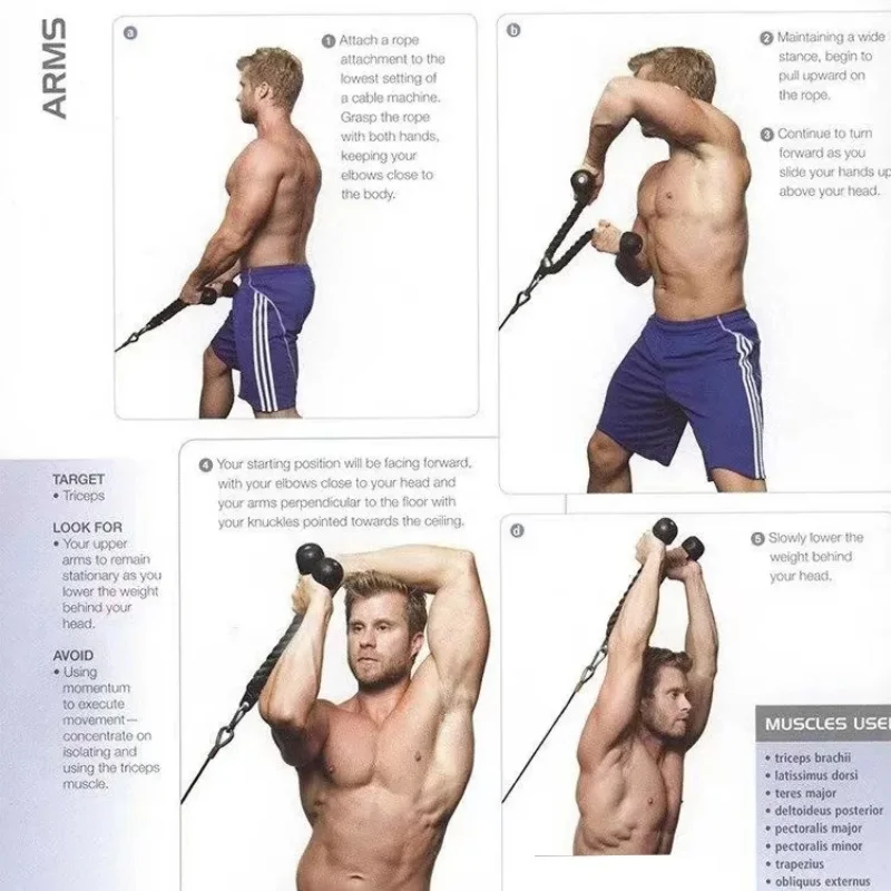 Triceps Face Pull Rope 6