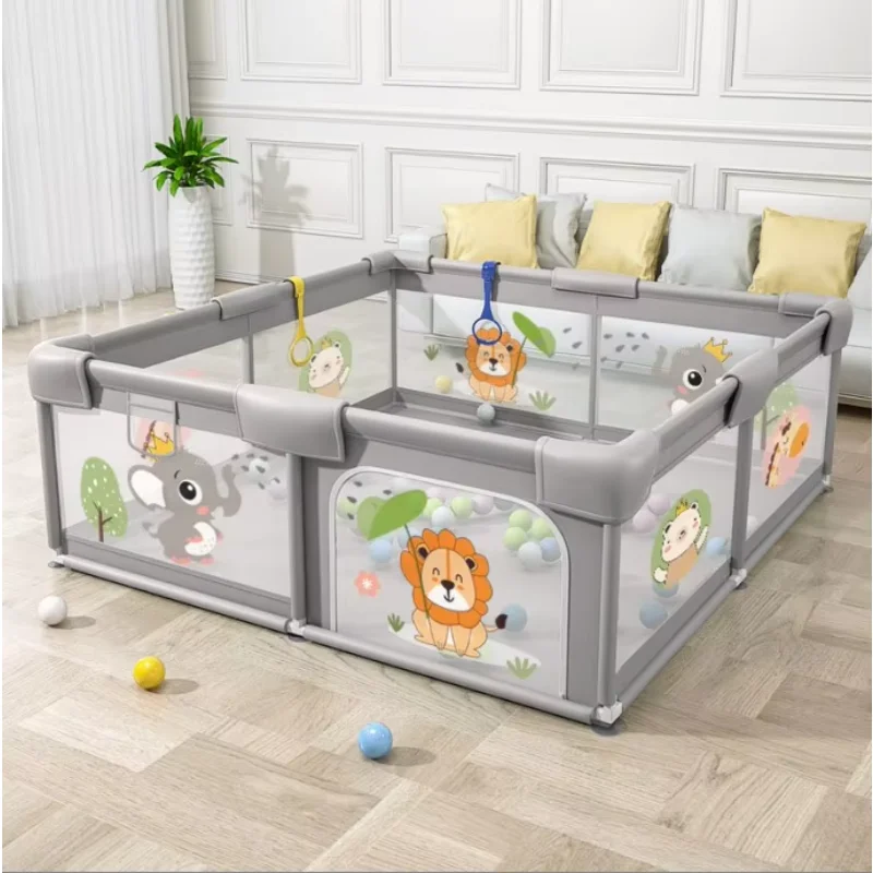 Discounting playpen for baby indoor safe playpen with play mat ocean ball baby games toys for kids