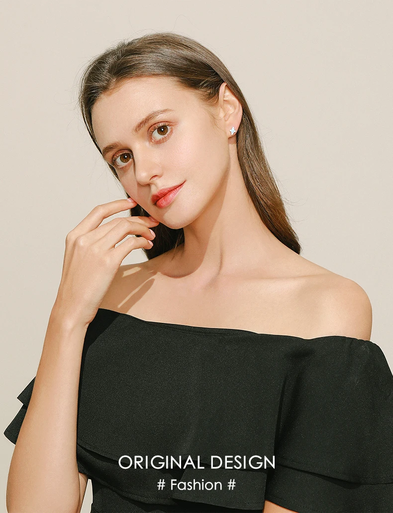 MODIAN Authentic 925 Sterling Silver Geometric Rectangle Natural Opal Jewelry Sets Rings Earrings For Women Wedding Jewelry