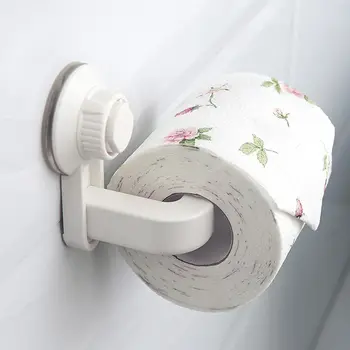ชั้นวางถ้วยดูด1ชิ้นกาวที่ยึดกระดาษห้องครัวม้วนชั้นวางผ้าขนหนูติดผนังที่ยึดกระดาษห้องน้ำอุปกรณ์ห้องน้ำ 1